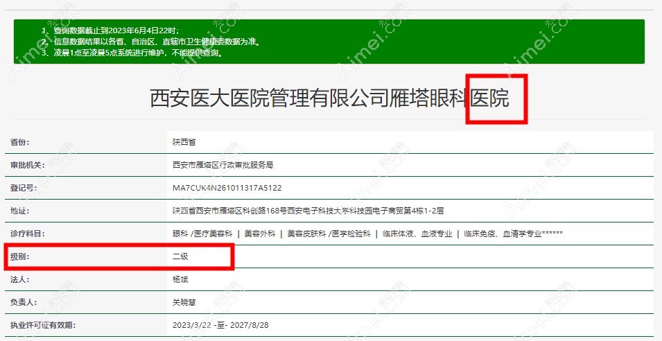 西安医大眼科医院