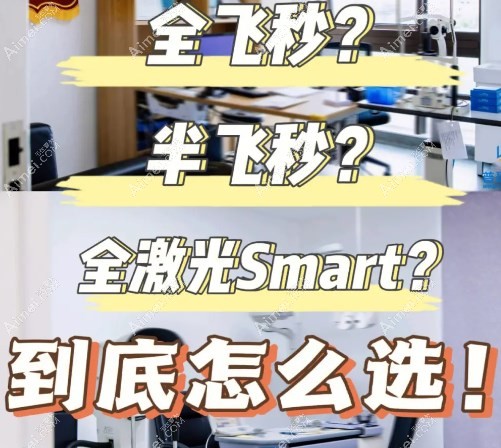 全激光smart和全飞秒哪个好?对比优缺点发现全飞秒恢复更快