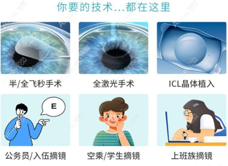 西安奕鸣眼科医院近视眼手术方法多