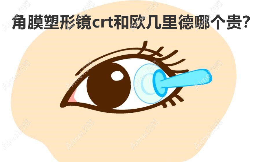 crt和欧几里德哪个贵?crt角膜塑形镜价格1w+,近视防控的成效好