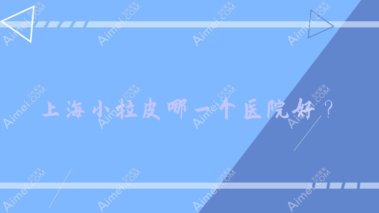 上海小拉皮哪一个医院好？特选十家当地硬实力较高的整形机构