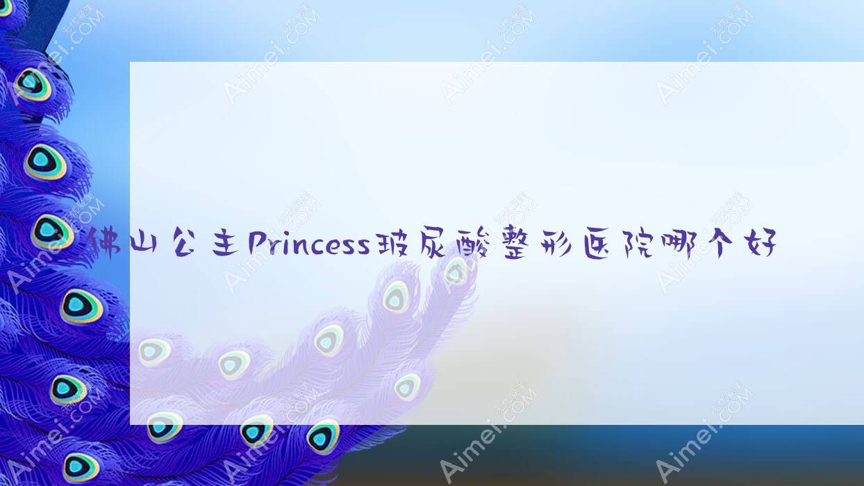 佛山公主Princess玻尿酸医院哪个好？美颜伊森、致美奈，附价格表