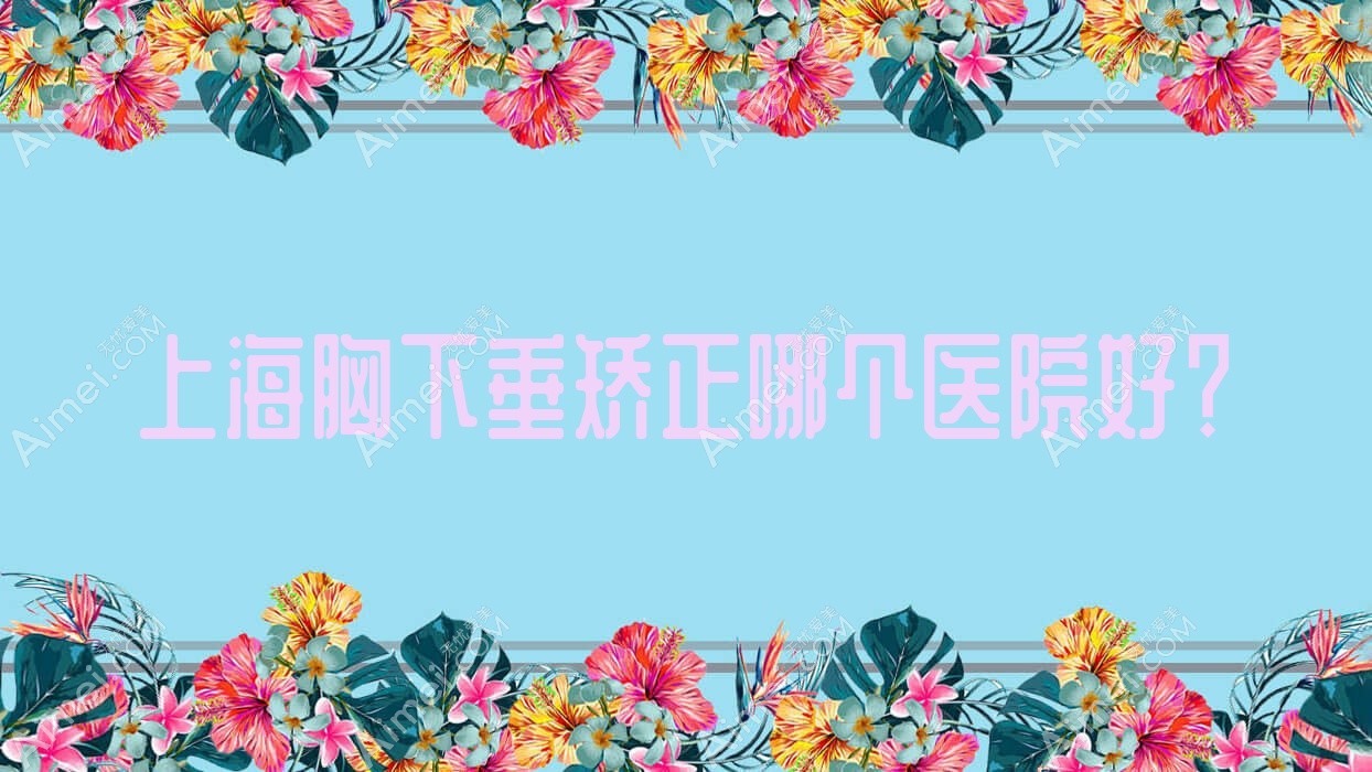 上海胸下垂矫正哪个医院好？技术力人气相比:雅朴、美辰美、永澜等十家