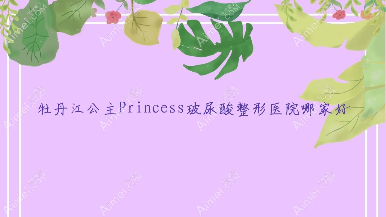 牡丹江公主Princess玻尿酸哪家好？牡丹江整形医院排名莎莎、珍妮、尹金哲