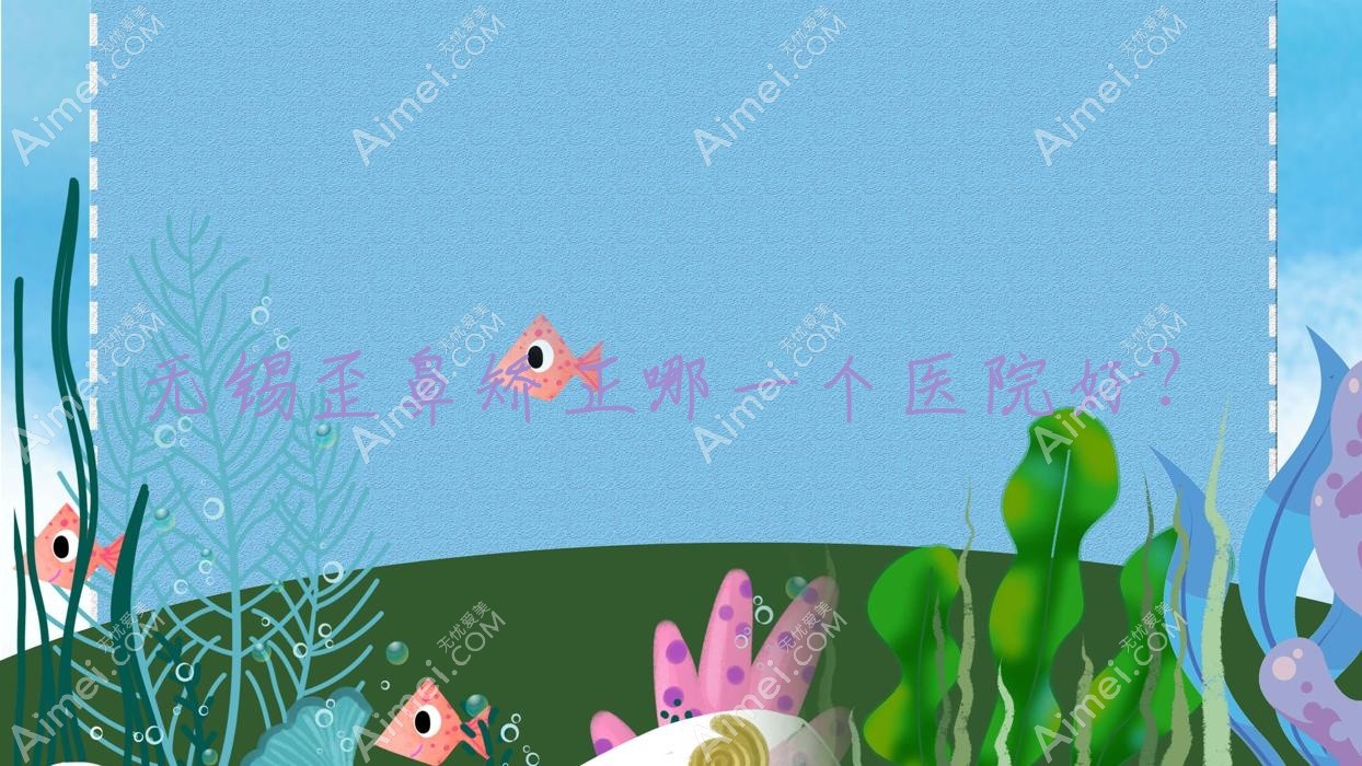 无锡歪鼻矫正哪一个医院好？