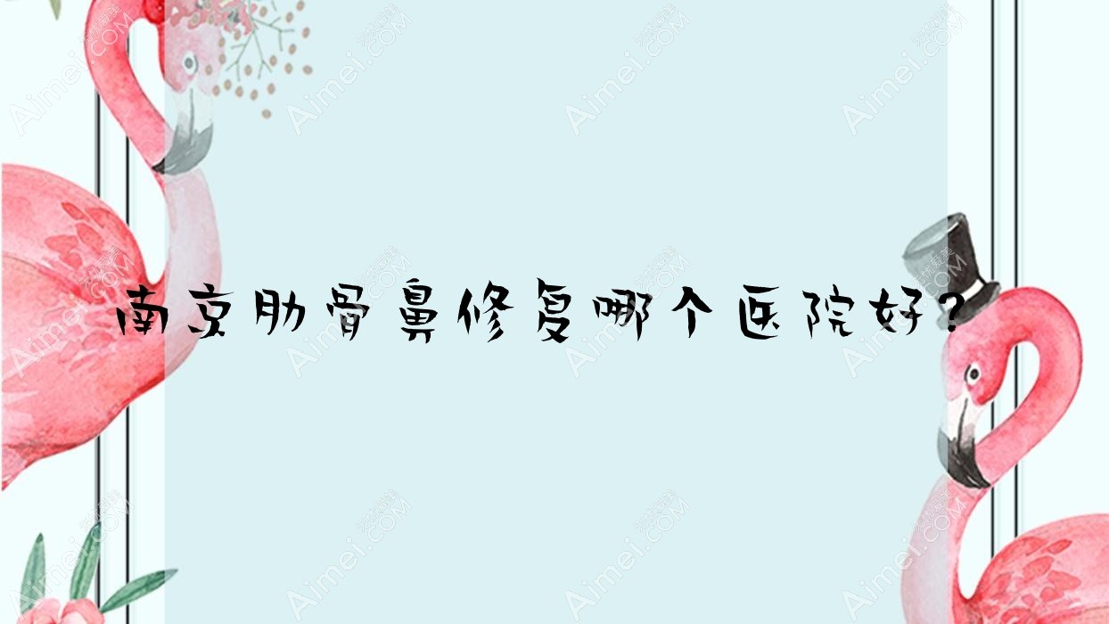 南京肋骨鼻修复哪个医院好？2024排行榜:艾丽嘉|佳星博颜|卓尔等入选！附价格表