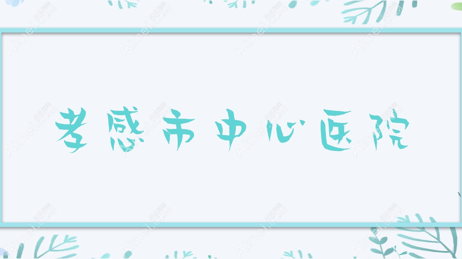孝感市中心医院