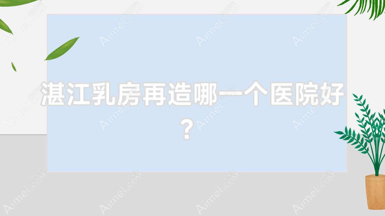 湛江乳房再造哪一个医院好？2024排名榜:吴川凤仪/欣颖/悦丽国度等入围！附收费表