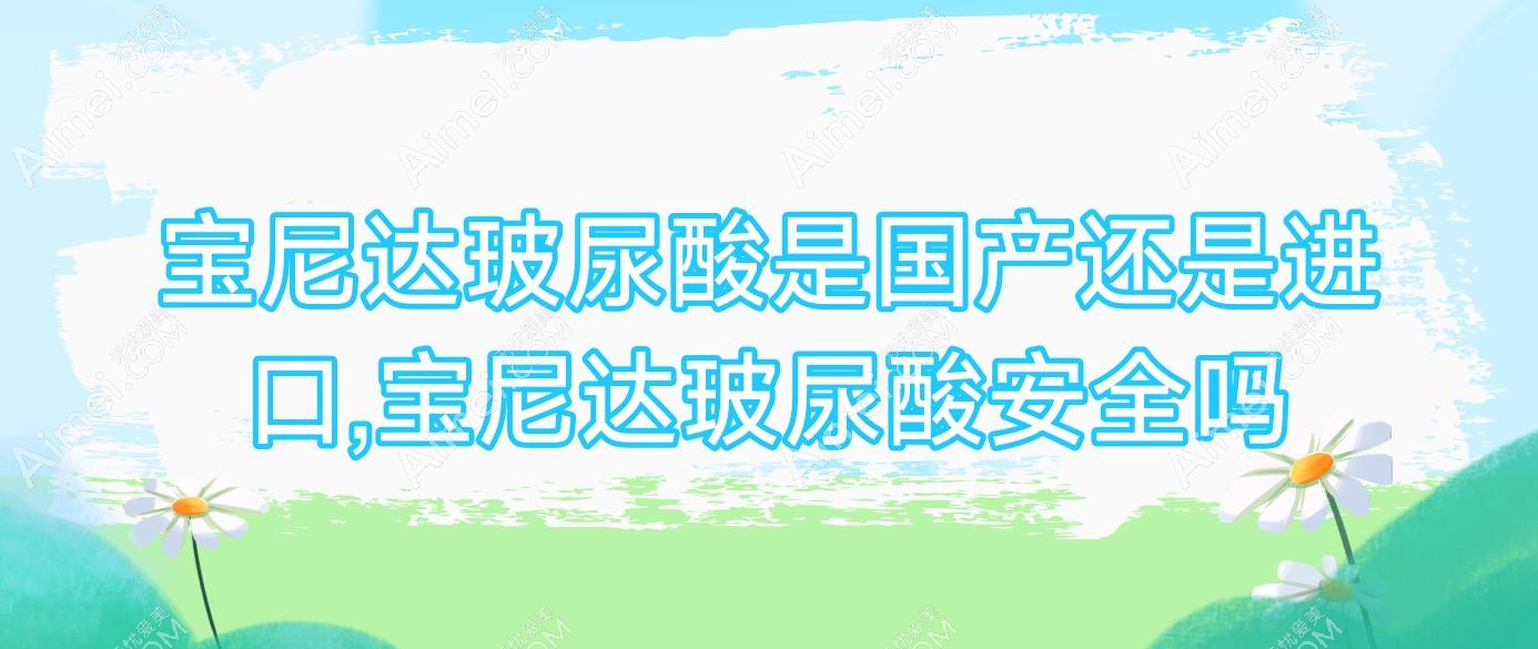 宝尼达玻尿酸是国产还是进口,宝尼达玻尿酸安全吗