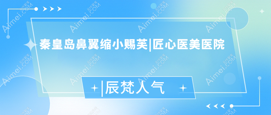秦皇岛鼻翼缩小赐芙|匠心医美医院|辰梵人气超群值得甄选