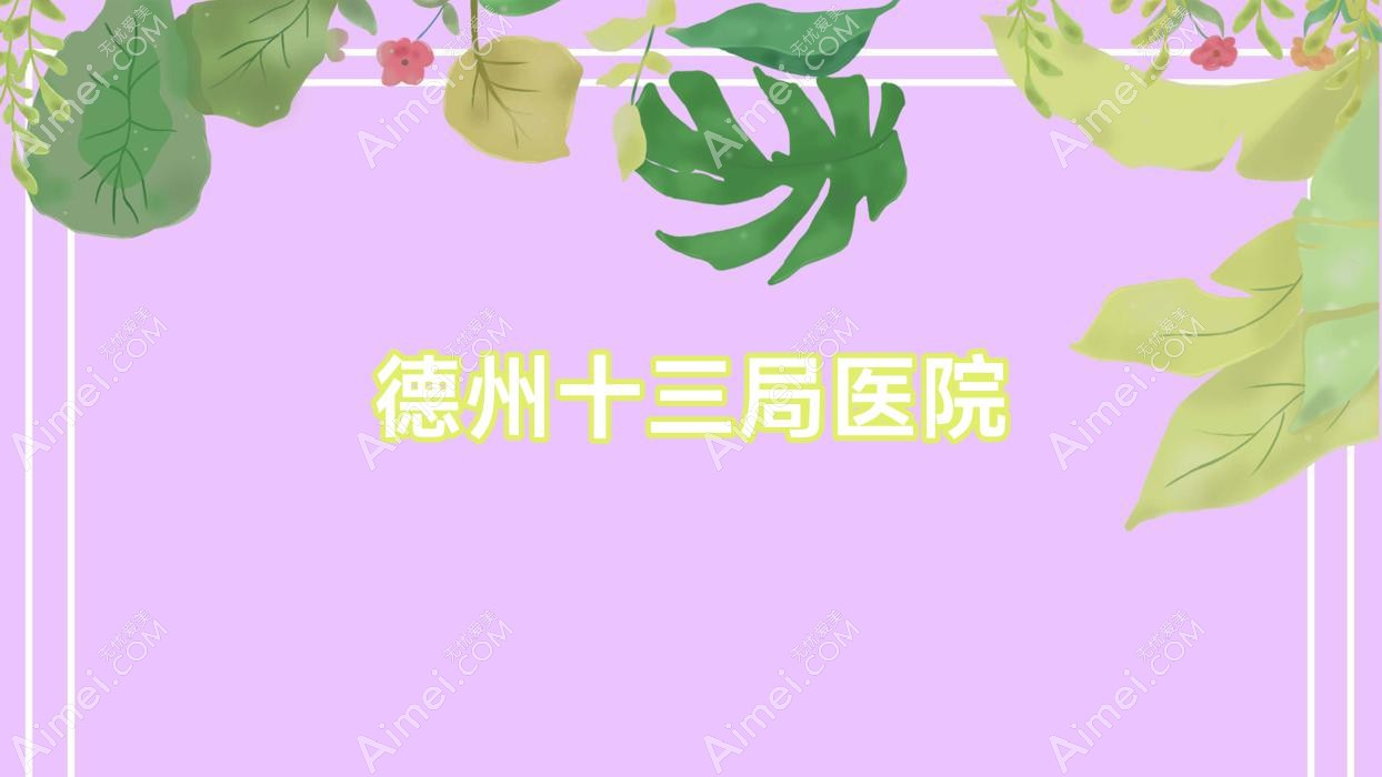 德州十三局医院