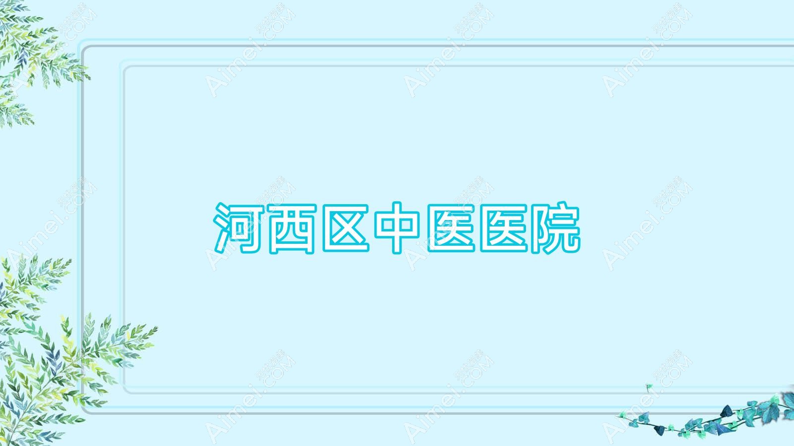 河西区中医医院