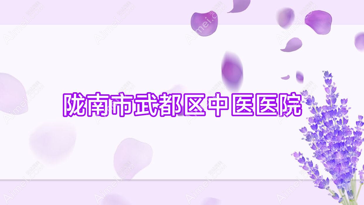 陇南市武都区中医医院 陇南市武都区中医医院