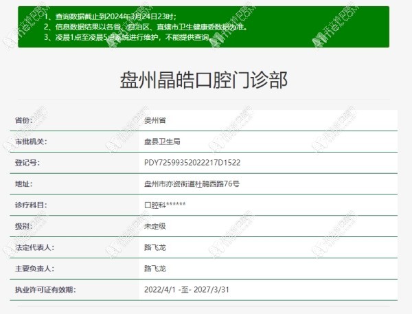 六盘水盘州晶皓口腔门诊部