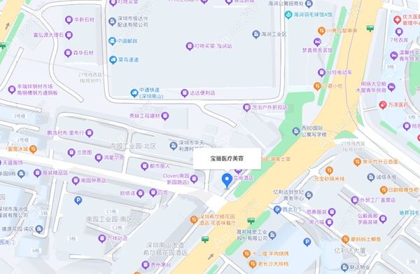 李信锋鼻整形医院地址在南山区南山街道，深圳宝丽李信锋鼻整形医院正规靠谱收费不贵哦