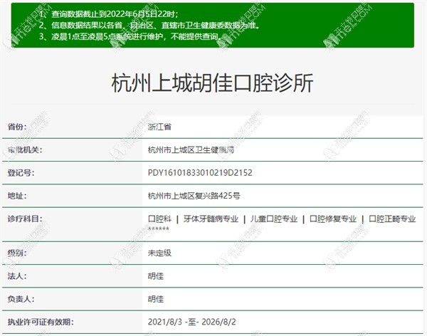 杭州上城胡佳口腔诊所