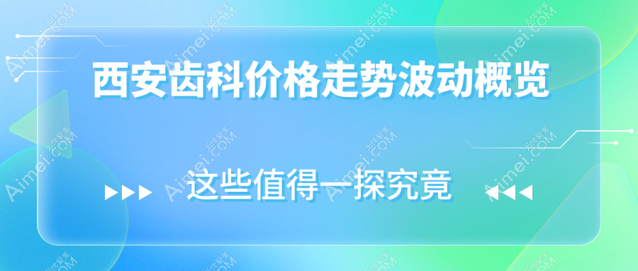 西安齿科价格走势波动概览