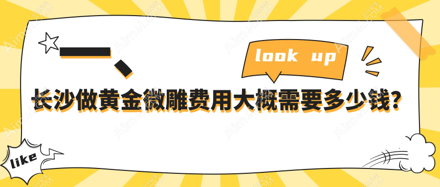 长沙黄金微雕价格揭秘：特惠体验价仅需5000元起，打造精致轮廓！