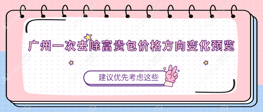 广州一次去除富贵包价格方向变化预览