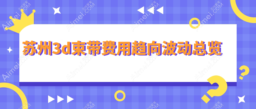 苏州3d束带费用趋向波动总览