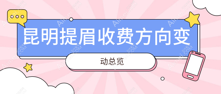 昆明提眉收费方向变动总览