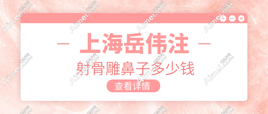 上海岳伟注射骨雕鼻子多少钱？2025报价单+正规资质查询入口|在上海赛米好预约