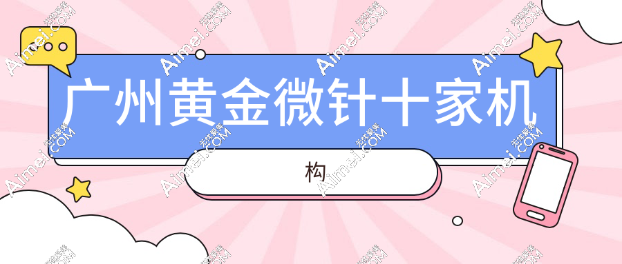 广州黄金微针十家机构