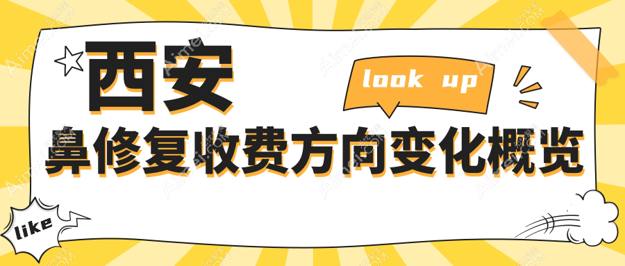 西安鼻修复收费方向变化概览