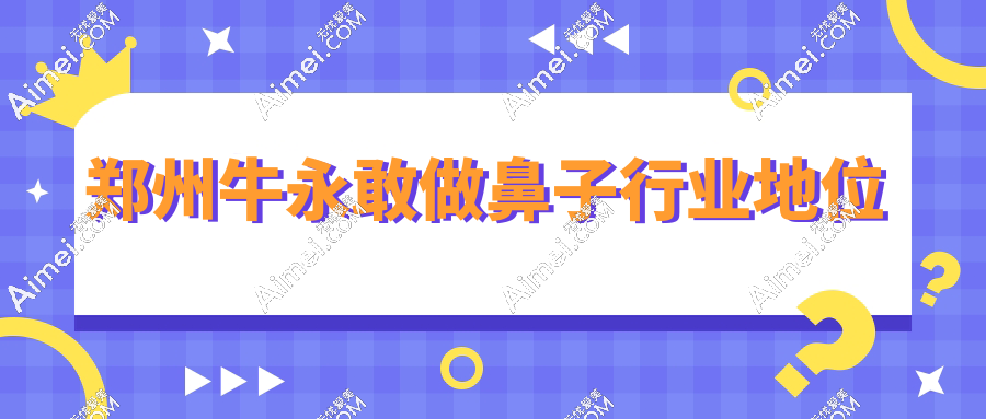 郑州牛永敢做鼻子行业地位