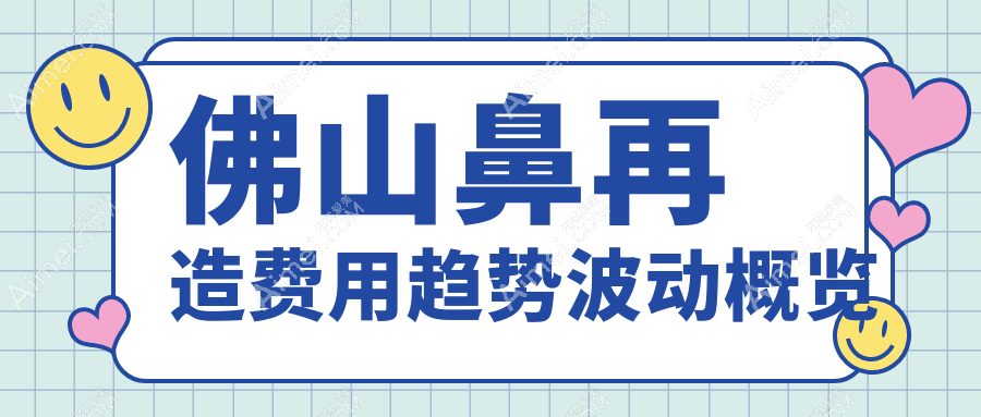 佛山鼻再造费用趋势波动概览