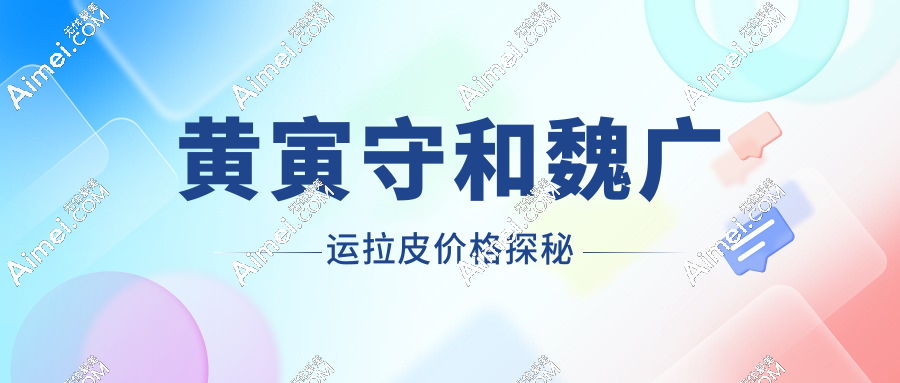 黄寅守和魏广运拉皮价格探秘