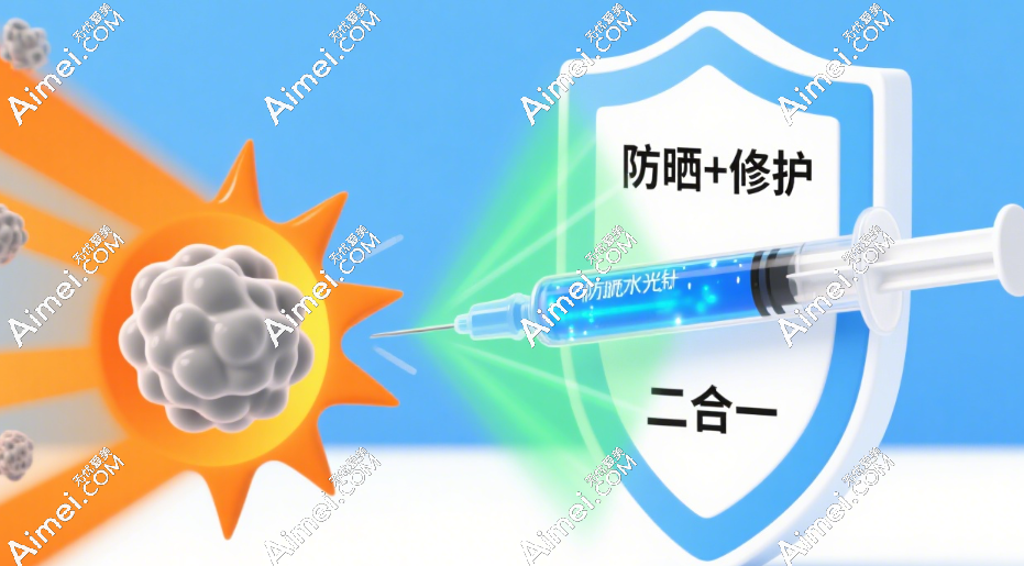 “‘防晒水光’是智商税吗？防晒+修护二合一，医美防晒黑科技大起底！深扒其光老化抵御力