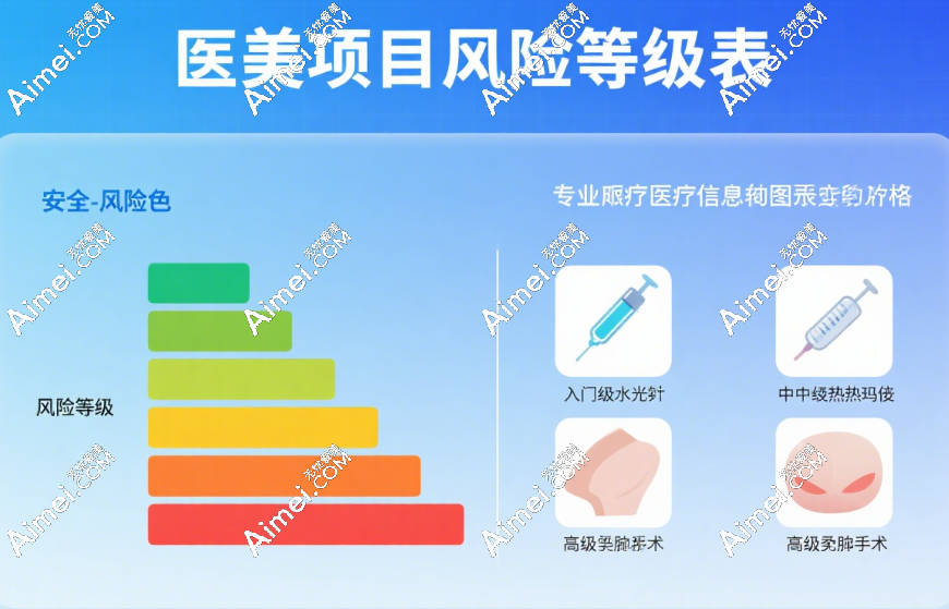 2025医美项目风险等级表：从入门到精通，1张表看懂（新手避坑必备）