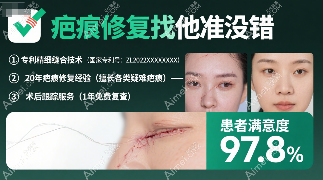 杨东运修复疤痕靠谱