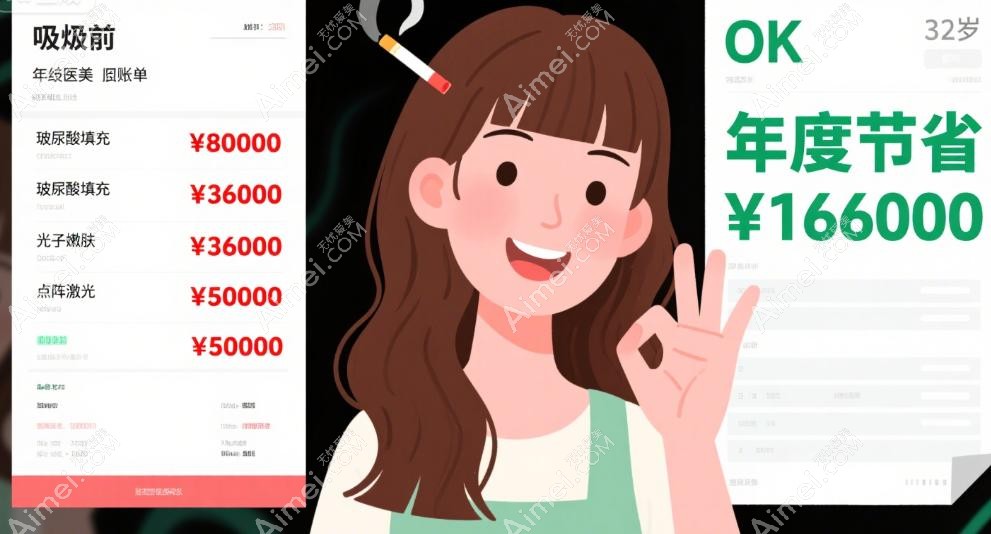 戒烟=自动省钱?女明星的年度玻尿酸填充/光子嫩肤/点阵激光账单曝光,差距大到离谱