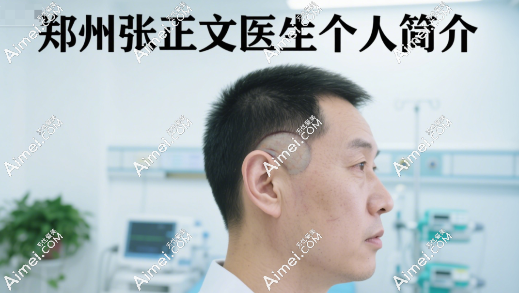 郑州张正文医生个人简介:张正文耳再造费用合理在业界水平高排前三