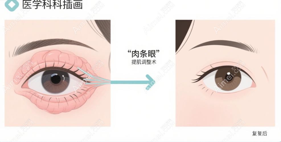 别划走!杜园园本人账号在线唠:肉条眼/疤痕眼修复必看!提肌调整+疤痕隐形术,看完再决定