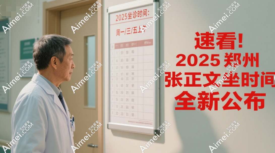 速看！2025郑州张正文坐诊时间全新公布，小耳畸形矫正挂号全攻略