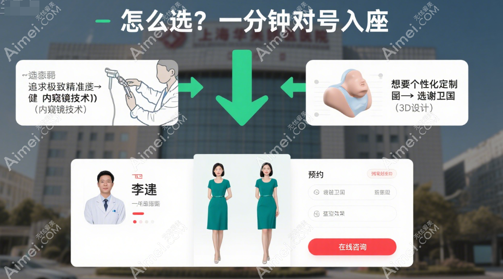 纠结上海华美隆胸选李健还是谢卫国