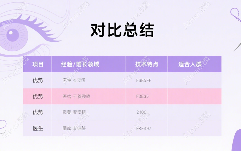 逄宝峰和徐永技术对比