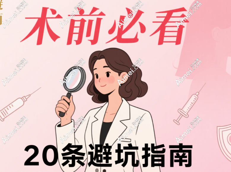 术前必看｜明星同款医美顾问的 20 条抗衰避坑指南