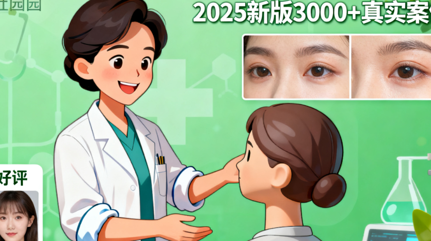 上海杜园园双眼皮修复风格口碑如何?2025新版3000+真实案例对比告诉你答案