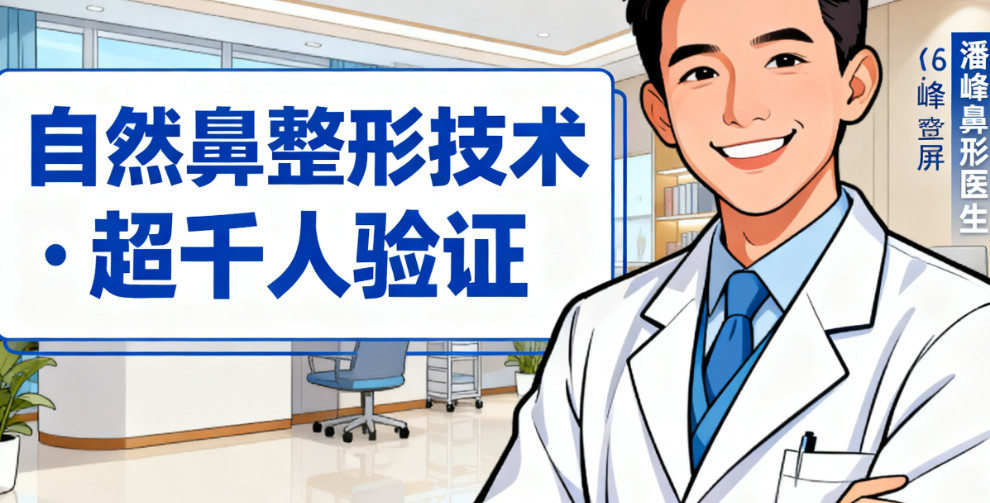 潘峰鼻整形医生在上海哪个医院?最新确认:潘峰在薇琳医美坐诊,自然鼻整形技术超千人验证!