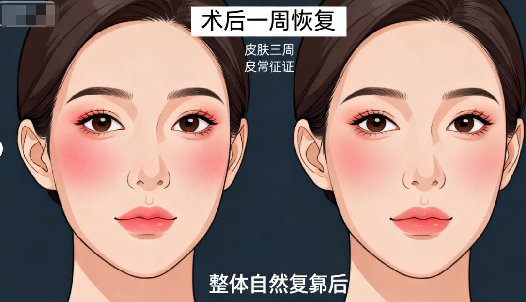 面部抗衰对比图