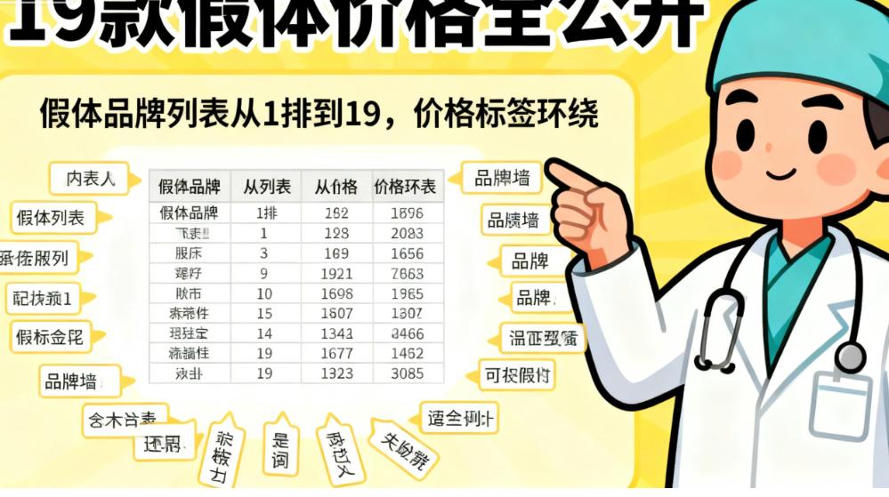 唐志荣隆胸价格表全公开!隆胸失败修复5万,乳房下垂矫正8万,巨乳缩小8万,附19款假体品牌价格