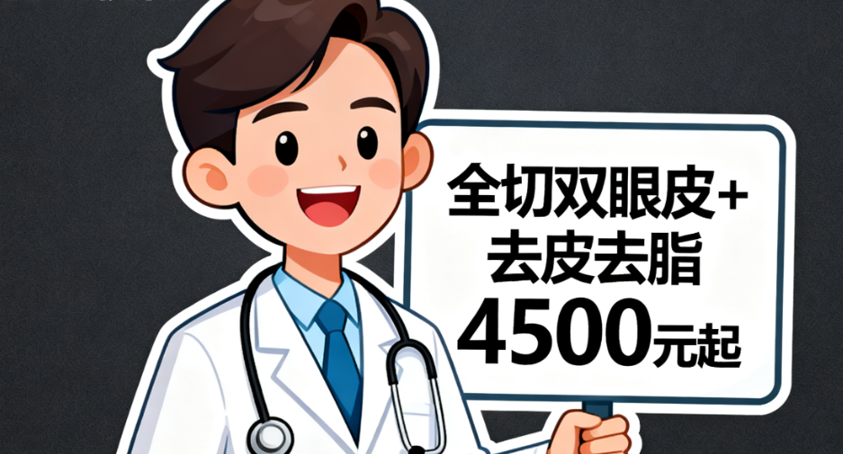 银川聚美天成医美价格贵吗？全切双眼皮+去皮去脂4500元起，对比公办不算贵