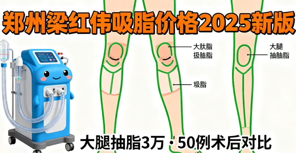 郑州梁红伟吸脂价格2025新版公布：大腿抽脂3万值不值？附50例真实术后对比图