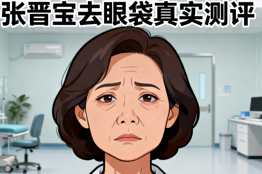 张晋宝去眼袋无骗局真实测评！45岁老姐妹亲测9800元微创无痕技术效果好，无疤痕