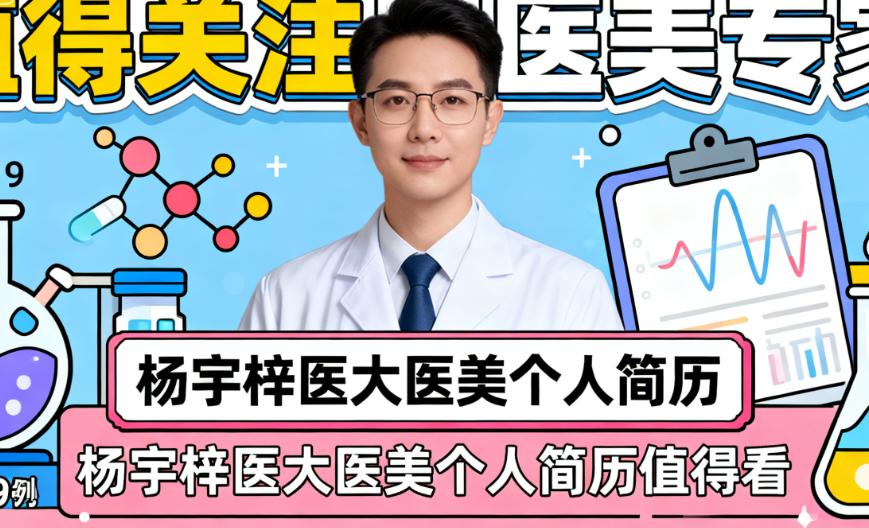 杨宇梓医大医美个人简历值得看,他的筋膜悬吊/双眼皮修复技术有数据支撑