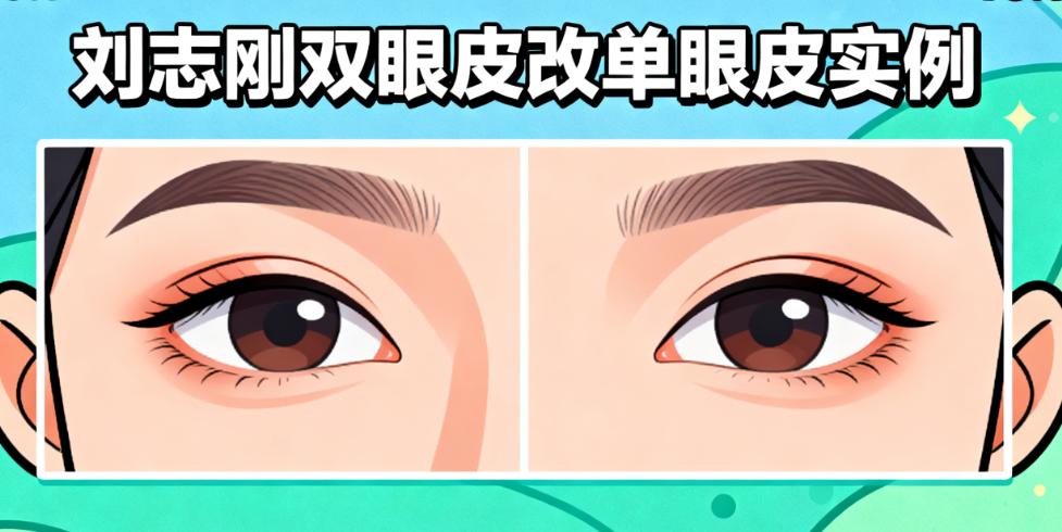 刘志刚双眼皮改单眼皮实例 | 揭秘其“静态到动态”修复技术与减张缝合，如何实现闭眼无痕、睁眼灵动宛若天生